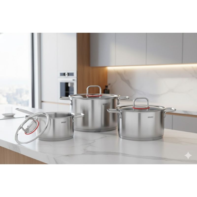 Ảnh bộ nồi Grandx GX603 NOVA Ảnh bộ nồi Grandx GX603 NOVA