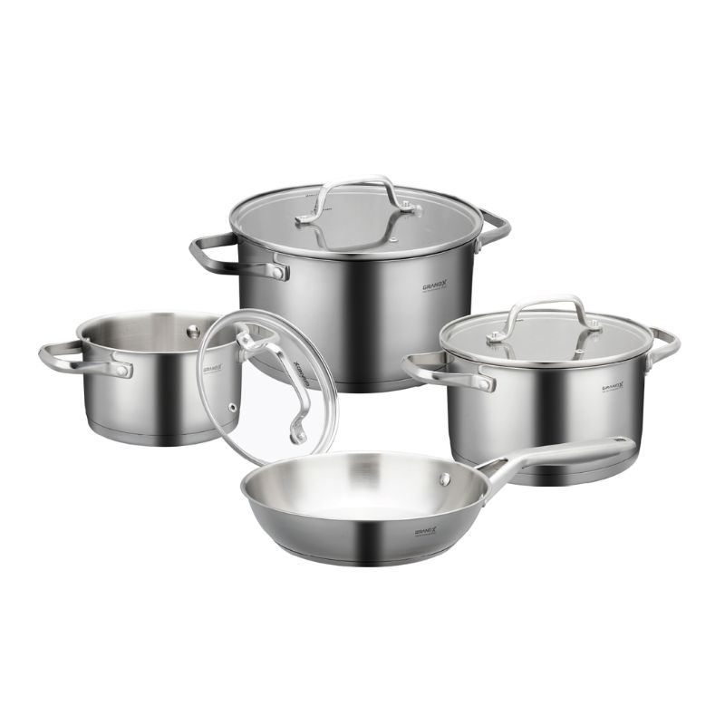 Bộ nồi chảo Grandx GX605 NOBLE Bộ nồi chảo Grandx GX605 NOBLE