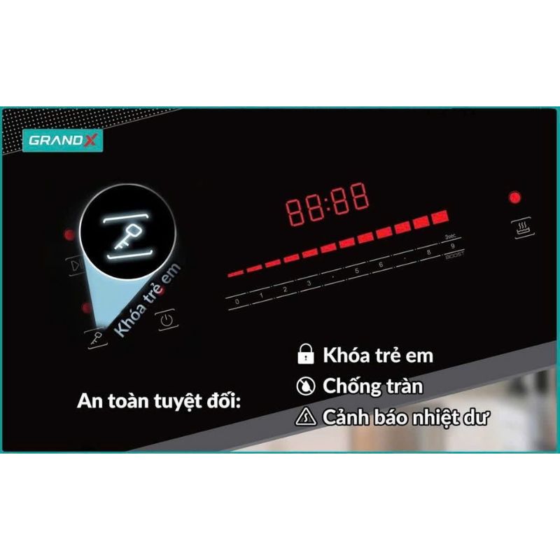 Điều khiển bếp từ Grandx GX IP659SE Điều khiển bếp từ Grandx GX IP659SE