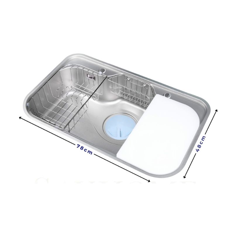 Kích thước chậu rửa bát Grandx GX7848JP Kích thước chậu rửa bát Grandx GX7848JP