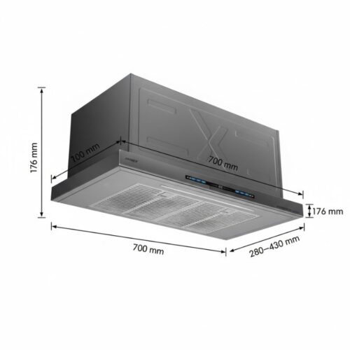 Hút mùi GrandX GX H70F85G 6 Kích thước hút mùi GrandX GX H70F85G