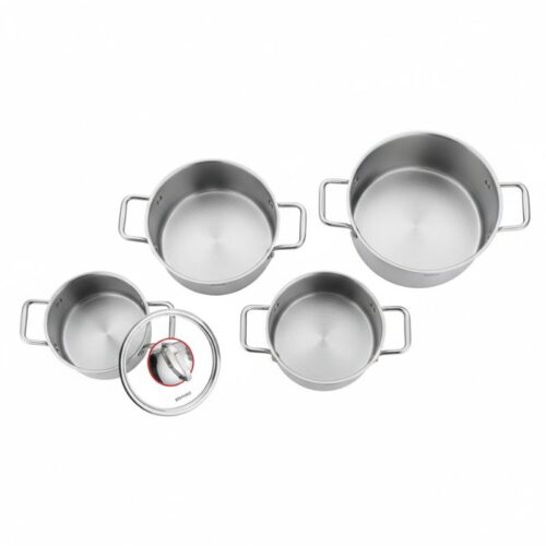 Bộ nồi Grandx GX603 NOVA 2 Lòng bộ nồi Grandx GX603 NOVA